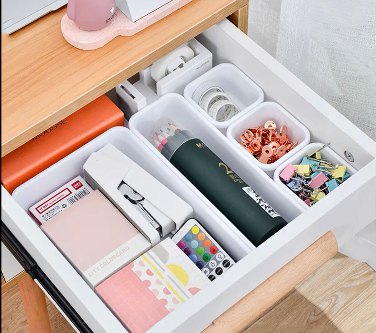 Interlocking Desk Drawer Organizer