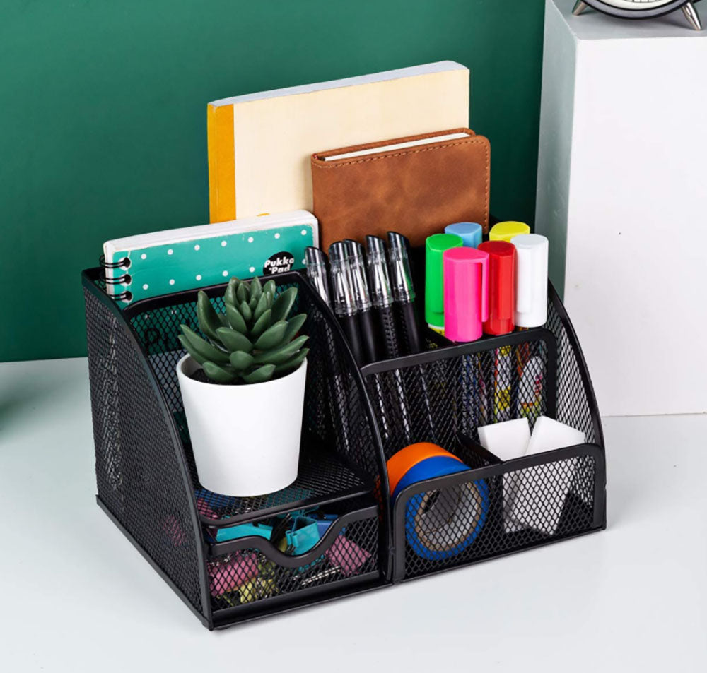 Mesh Desk Organiser Square