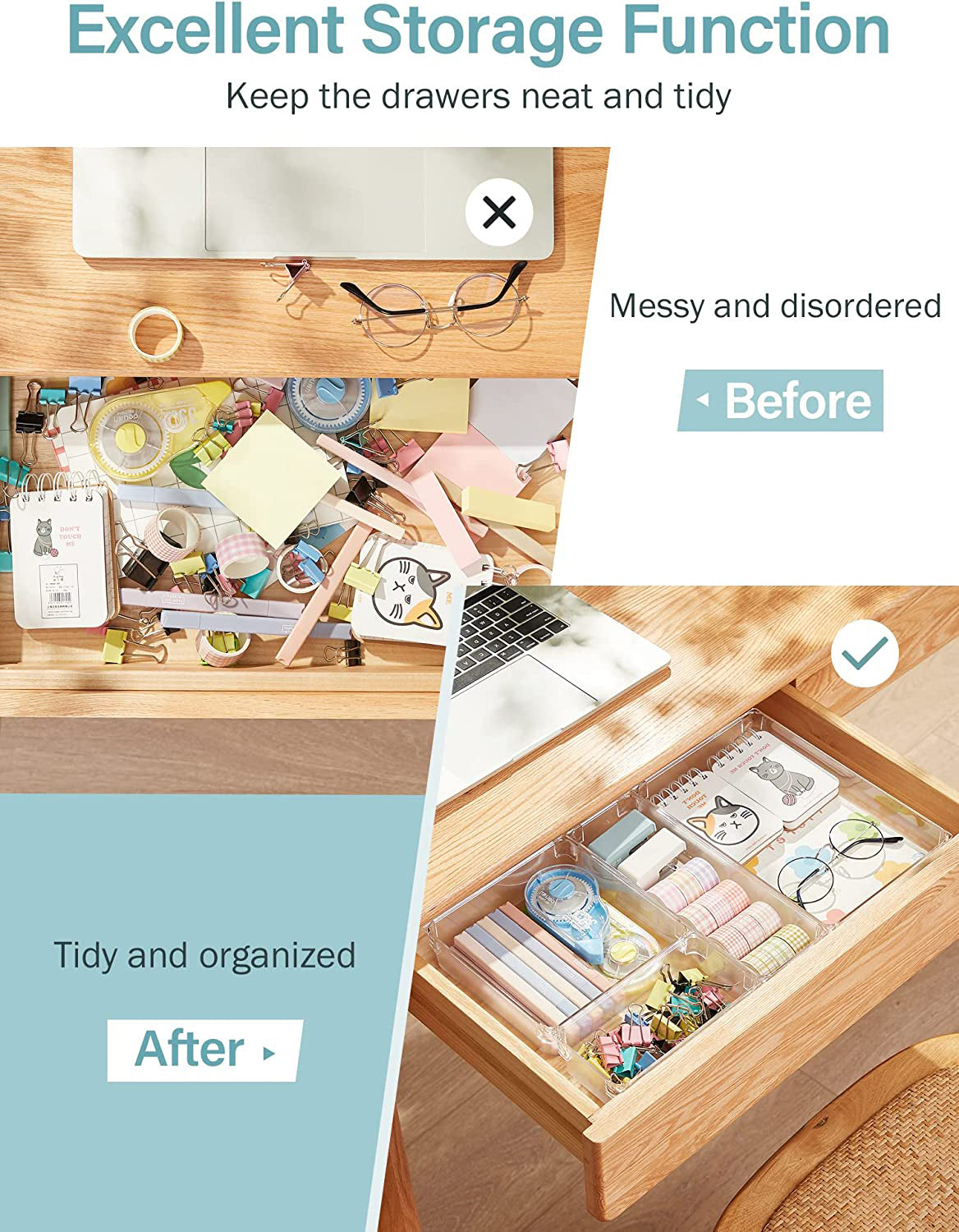 Desk Drawer Organizers